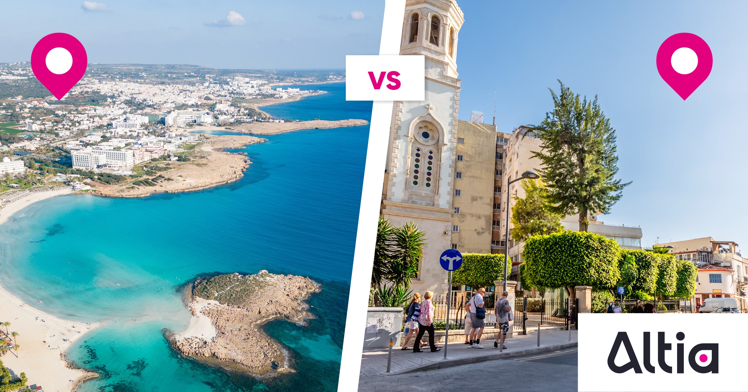 coastal vs city living in cyprus